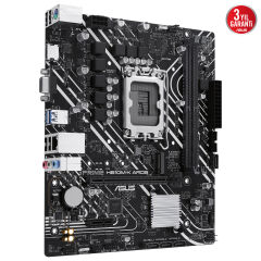 Asus Prime H610M-K ARGB Intel H610 LGA1700 DDR5 5600MHz (OC) HDMI VGA mATX Anakart