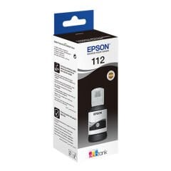 Epson 112 EcoTank Siyah (Black) Pigment Orijinal Şişe Mürekkep - 127ml - C13T06C140