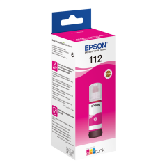Epson 112 EcoTank Magenta (Kırmızı/Eflatun) Pigment Orijinal Şişe Mürekkep - 70ml - C13T06C340