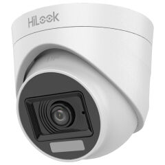 HiLook THC-T127-LPS 2MP Analog 2.8mm ColorVu Gece Renkli Sesli Dome Güvenlik Kamerası