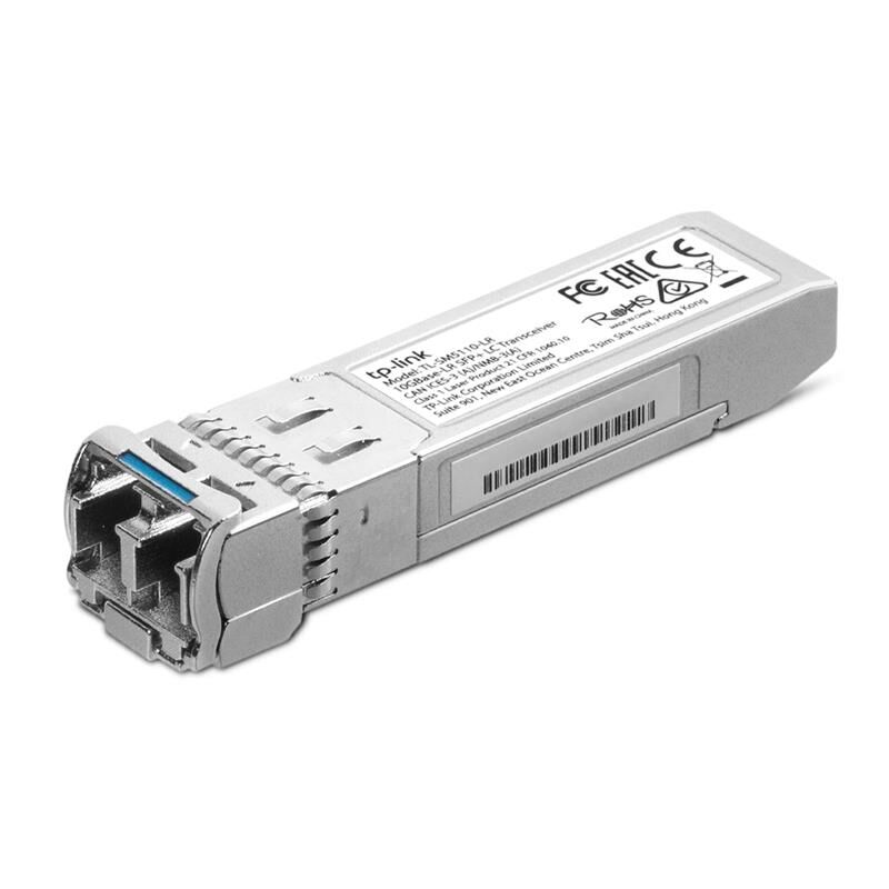 TP‑LINK Omada TL‑SM5110‑LR 10GBase‑LR SMF SFP+ 10 Gbps 9/125 µm LC Transceiver – 10 km Single‑Mode Fiber, Hot‑Swappable, DDM & IEEE 802.3aq Uyumluluk