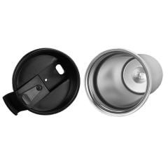 S-link SL-TM1971A Mat Beyaz 500ML İç 304 Dış 201 Paslanmaz Çelik Termos Kupa
