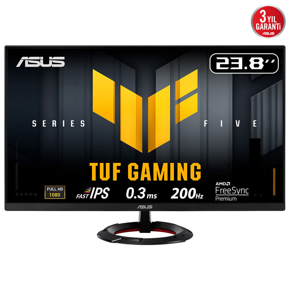 Asus 23.8'' TUF Gaming VG249Q5R IPS MM Monitör Siyah 0.3ms