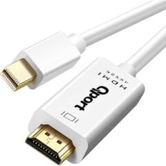 QPORT Q-DPM Mini DisplayPort to HDMI 1.8 Metre Kablo