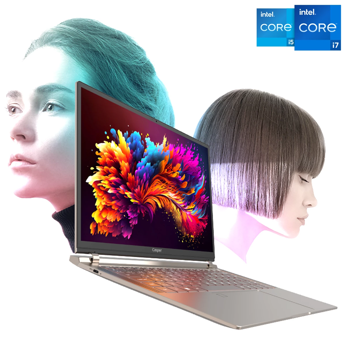Casper Nirvana Z100 Intel Core i7-1355U 16GB LPDDR5 RAM 1TB NVMe SSD 14'' WUXGA Windows 11 Pro Laptop (Z100.1355-BQ00R-S-Q)