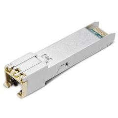 TP‑LINK Omada TL‑SM331T 1000Base‑T RJ45 SFP 1.25 Gbps Bakır Modül – 100 m UTP Kablo Üzerinden Gigabit Ethernet, TX Disable, Hot‑Swappable, Metal Kasa