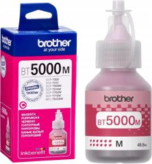 Brother BT5000M Magenta Kırmızı 5.000 Sayfa Şişe Mürekkep DCP-T300-310-500-510-700-710 MFC-T800