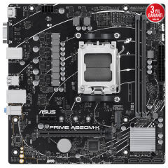 Asus Prime A620M-K AMD A620 Soket AM5 DDR5 6400MHz (OC) HDMI VGA M.2 mATX Anakart