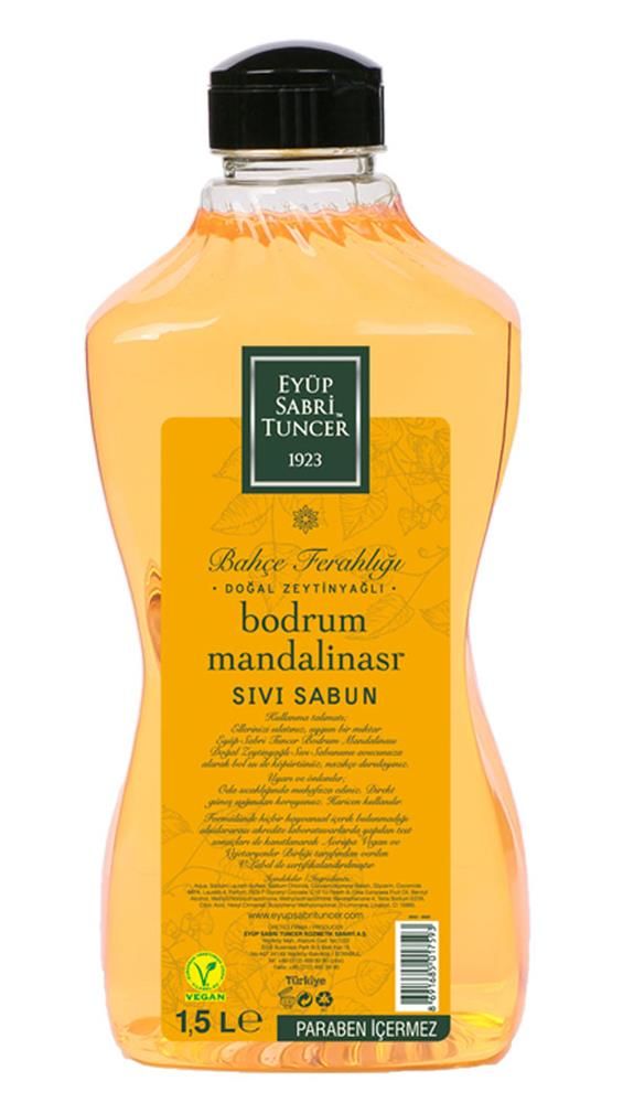 Eyüp Sabri Tuncer 1,5lt Bodrum Mandalinası Sıvı Sabun Doğal Zeytinyağlı