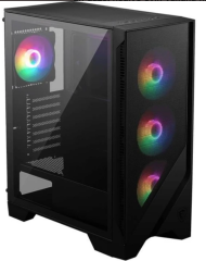 MSI MAG FORGE 120A B65 650W 80+ Bronze ATX Mid Tower Gaming Kasa Temperli Cam RGB Fanlı PSU Dahil Bilgisayar Kasası
