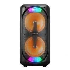 Mikado MD-801KP 30W Şarjlı Bluetooth Taşınabilir Hoparlör - Kablosuz Mikrofonlu ve LED Işıklı