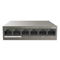 TENDA TEF1106P-4-63W 4FE PoE Port (63W), 2FE Uplink Desktop Switch