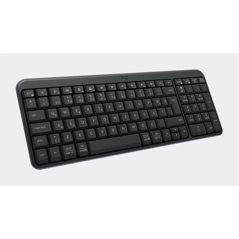 Logitech K250 Bluetooth Kablosuz Tam Boyutlu Kompakt Klavye - Gri (920-013460)
