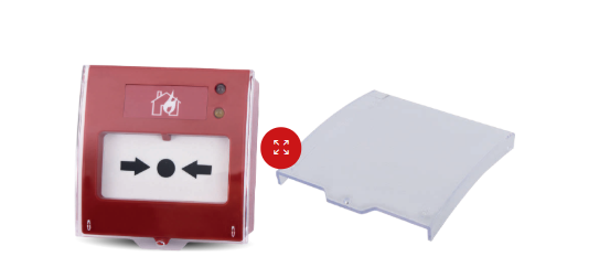Teknim TFA-0165 Yangın Alarm Buton Koruma Kapağı (Kır-Bas Butonlar İçin Şeffaf Plastik Kapak)