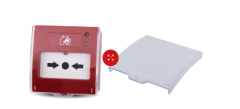 Teknim TFA-0165 Yangın Alarm Buton Koruma Kapağı (Kır-Bas Butonlar İçin Şeffaf Plastik Kapak)