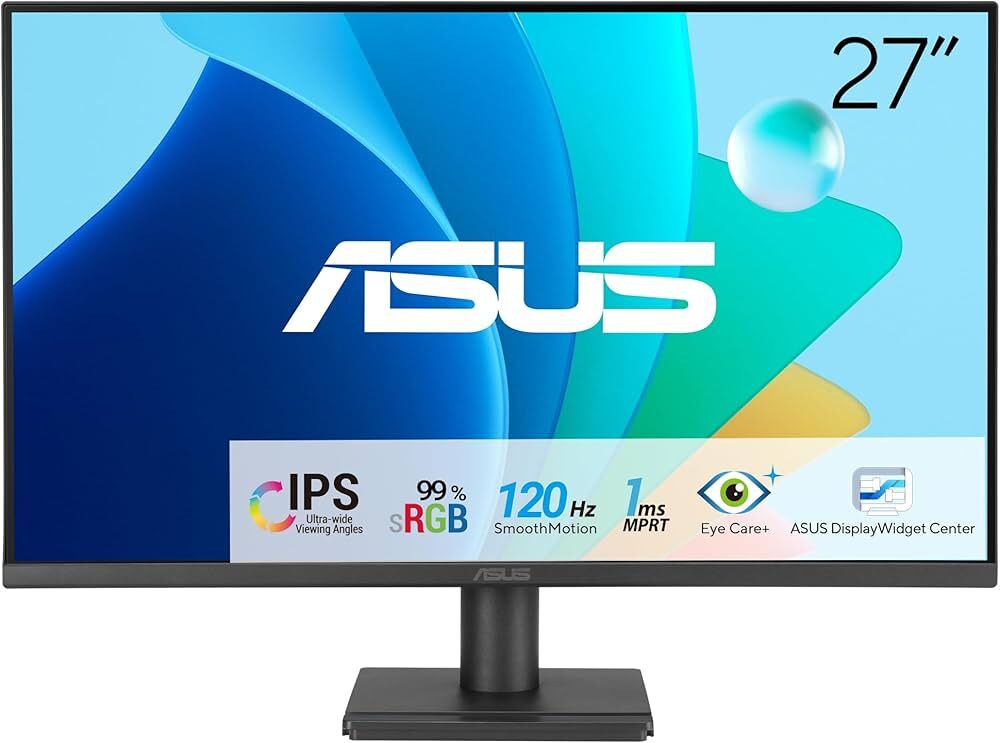 Asus 27'' VA279HG IPS 1920x1080 1ms 120Hz 300cd VESA 3YIL Monitör
