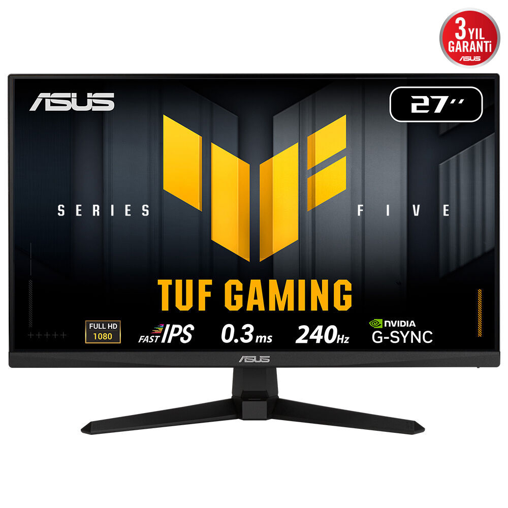 Asus 27'' TUF Gaming VG279QM5A IPS MM Gaming Monitör 0.3ms Siyah