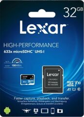 Lexar 32GB A1 V10 U1 Hafıza Kartı + Adaptör