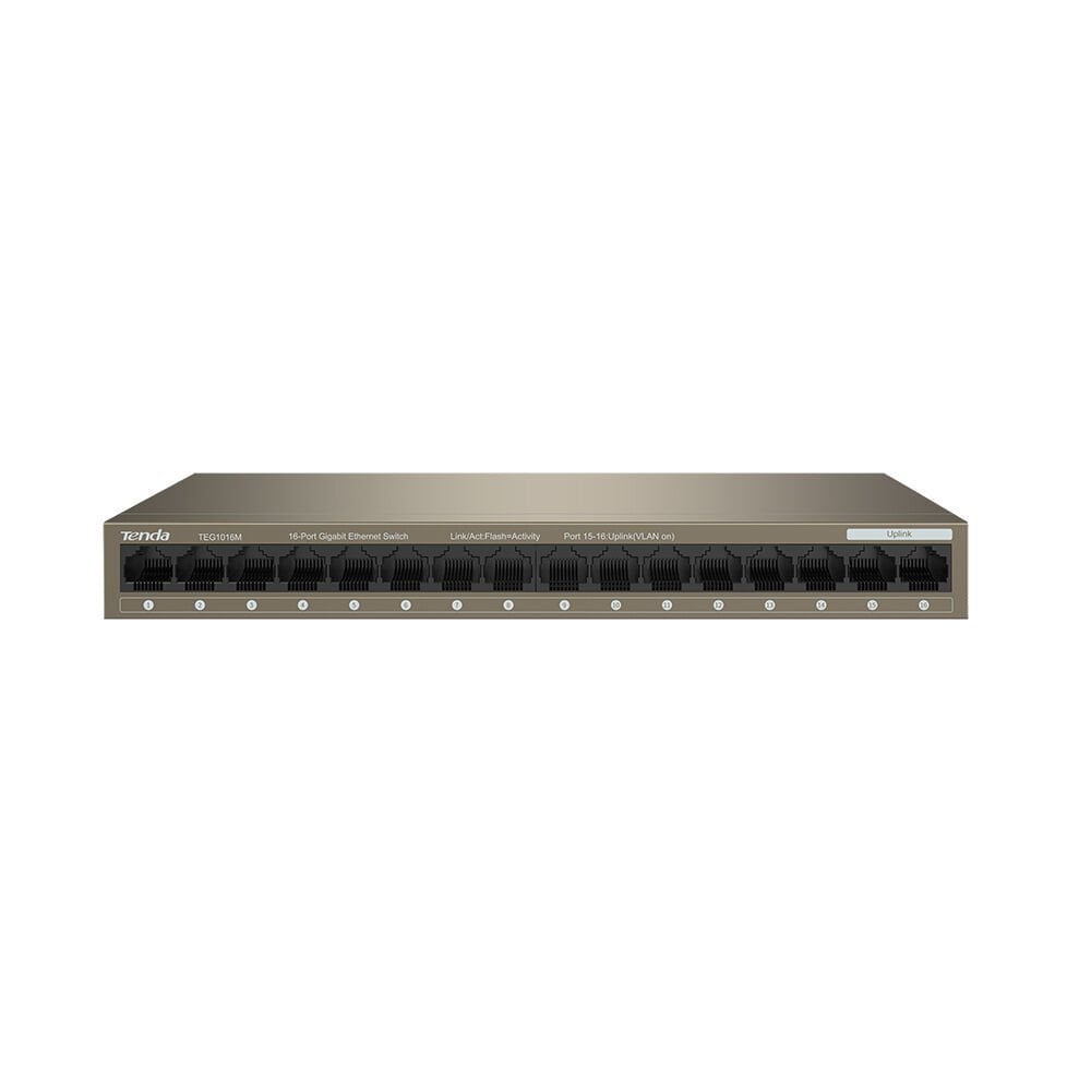 Tenda TEG1016M 16 Port 10/100/1000 Mbps Gigabit Masaüstü Switch