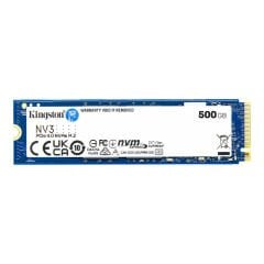 Kingston NV3 500GB NVMe PCIe 4.0 x4 M.2 2280 SSD (SNV3S/500G)