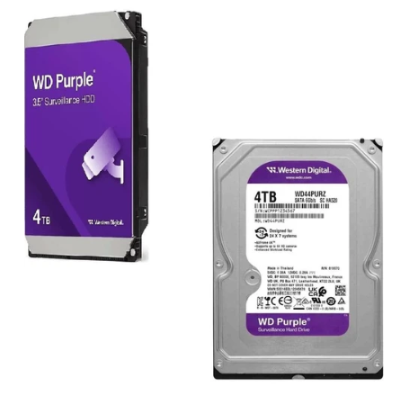 Western Digital WD Purple WD44PURZ 4TB SATA 6Gb/s 128MB Cache 3.5'' 7/24 Güvenlik Harddiski
