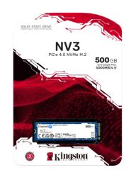 Kingston NV3 500GB NVMe PCIe 4.0 x4 M.2 2280 SSD (SNV3S/500G)
