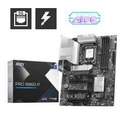 MSI PRO B860-P Intel LGA 1851 ATX Anakart DDR5 8600MHz(OC) 3x M.2 1x Thunderbolt 4 HDMI DisplayPort 5G LAN