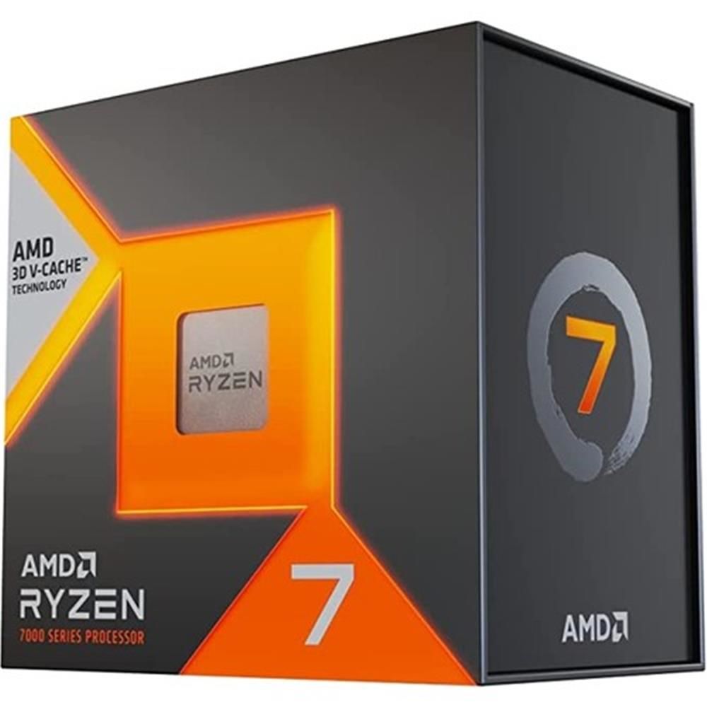 AMD Ryzen 7 7800X3D 4.2 GHz (Base) – 5.0 GHz (Boost) 8 Çekirdek 16 İzlek 96 MB L3 + 8 MB L2 Önbellek AM5 Kutulu Box İşlemci, 120 W TDP, Entegre Radeon™ Grafik