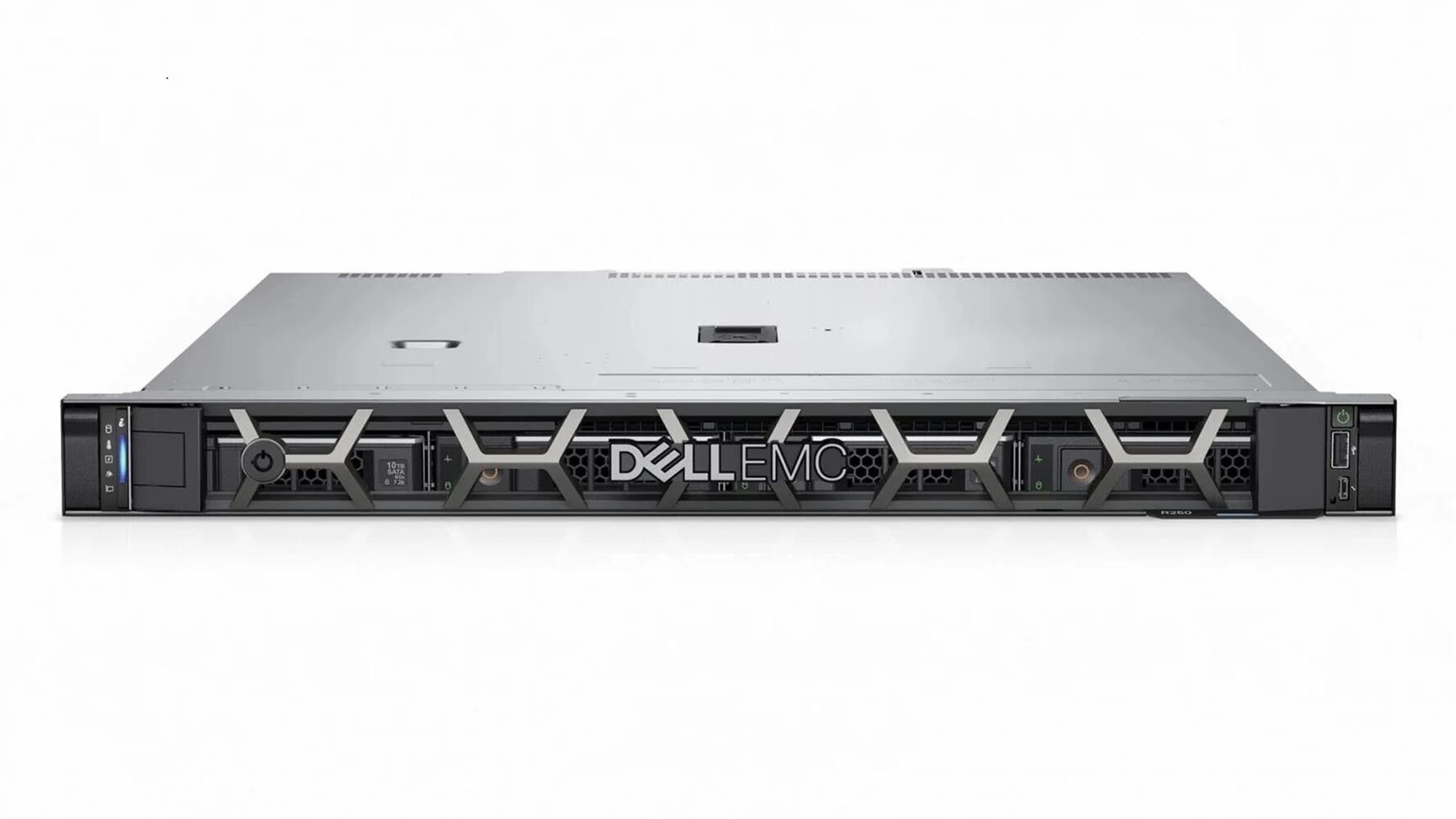 Dell PowerEdge R250 Rack Server emea_per250spl2 Intel Xeon E-2314 16GB RAM 1x480GB SSD iDRAC9 Basic 4x3.5'' Şasi 700W 1U Rack Sunucu