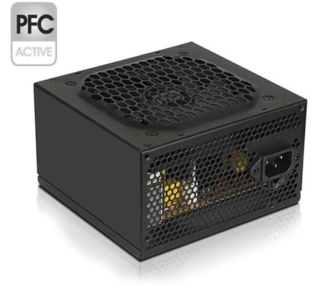 PowerBoost BST‑ATX750WEU FURY 750 W 80+ Active PFC 12 cm Sessiz Fanlı Sabit Kablolu ATX PSU Retail Box