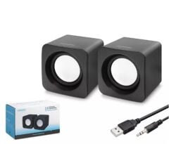 Hadron HD6055 1+1 USB Power 3.5mm Jack Girişli Multimedya Masaüstü Bilgisayar Hoparlörü