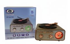 Everton RT-1217BT Nostaljik Görünümlü Bluetooth/FM/USB/TF Kart Şarjlı Radyo (Plak Görünümlü)