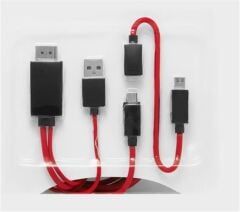 Frisby FA-HD47 Micro USB MHL - HDMI Görüntü Aktarım Kablosu (1.8m)