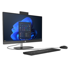HP ProOne 240 G10 All-in-One PC Intel Core Ultra 5 125U 8GB DDR5 512GB NVMe SSD 23.8'' FHD IPS FreeDOS Siyah