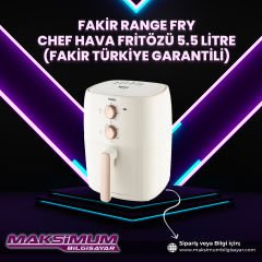Fakir Range Fry Chef Hava Fritözü 5.5 Litre