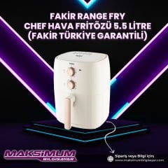 Fakir Range Fry Chef Hava Fritözü 5.5 Litre