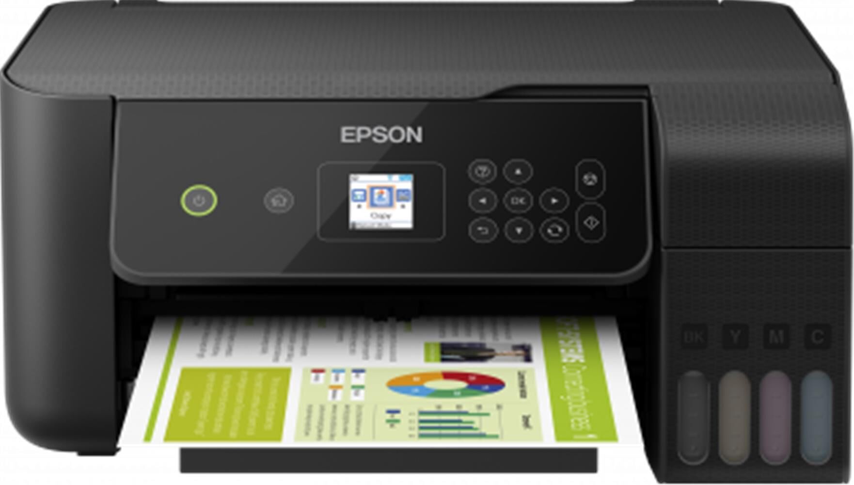 Epson EcoTank L3560 MEAF Renkli Mürekkep Tanklı Yazıcı Tarayıcı Fotokopi Wi-Fi LCD Ekranlı A4