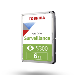 Toshiba S300 Surveillance 6TB 5400RPM 256MB Önbellek 3.5'' SATA 3 Güvenlik Sistemleri Sabit Disk (HDWT760UZSVA)