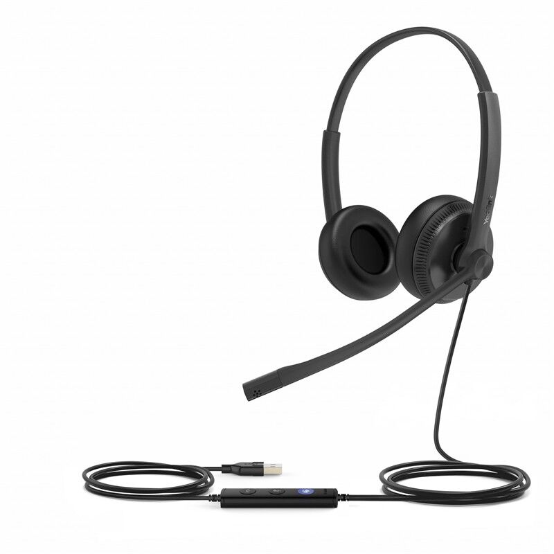 Yealink UH34 Dual Microsoft Teams Uyumlu USB-A Kablolu Çift Taraflı Kulaklık