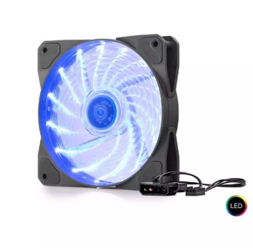 Hadron HDX1521 120mm LED Aydınlatmalı Kasa Fanı - 4 Pin PWM Bağlantılı Yüksek Performanslı Soğutucu