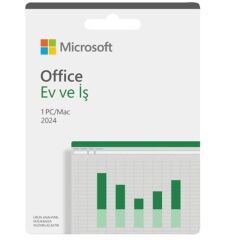Microsoft Office Ev ve İş 2024 Türkçe Kutu EP2‑06692 – 1 PC/Mac Lisanslı Klasik Word, Excel, PowerPoint, Outlook & OneNote
