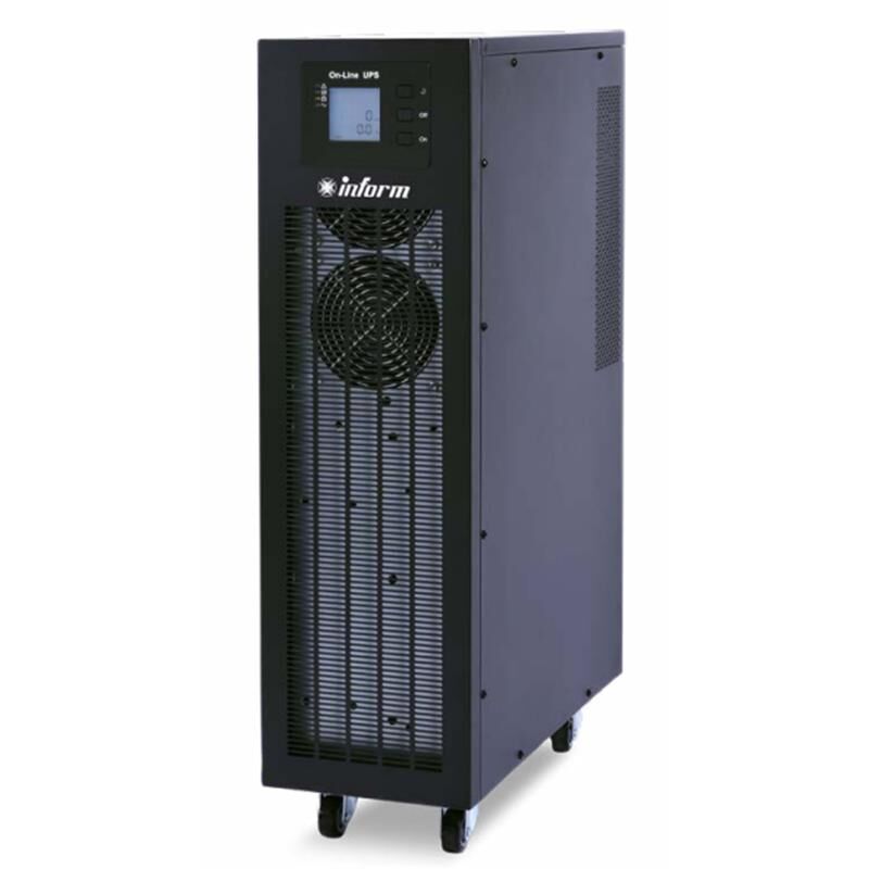 INFORM DSP EVO 6KVA (16x7 Ah) Online Çift Dönüşüm 1 Faz Giriş/1 Faz Çıkış LCD UPS – 6 kVA / 5.4 kW – 6/13 dk Backup Süresi