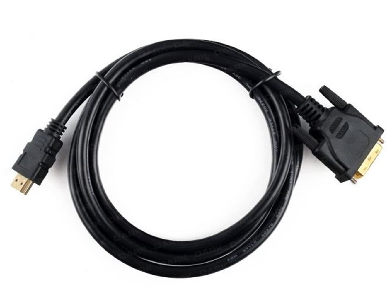 Dark DK-CB-DVIXHDMIL300 3 Metre DVI - HDMI Çift Yönlü (Bi-Directional) Görüntü Bağlantı Kablosu