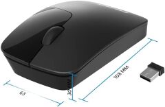 Philips SPK7402B 2.4 Ghz 1000Dpı 3 Buttons Optical Sensör M402 Wireless Mouse (Pilli) 10mt