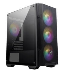 MSI MAG Forge M100A 600W 80 Plus Bronze 4x Auto-RGB Fanlı mATX Oyuncu Kasası