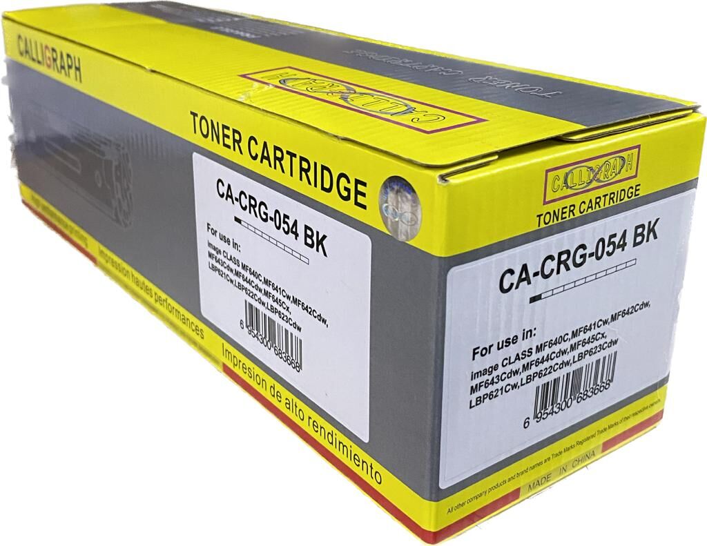 Calligraph Canon CRG-054 Siyah (Black) Muadil Toner - 1.500 Sayfa