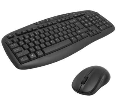 FRISBY FK-4830WQ Türkçe Multimedya Kablosuz Klavye Mouse Set 2.4GHz USB Alıcılı Sessiz Tuşlu Ergonomik Q Klavye Mouse Seti