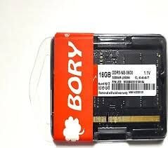 Bory 16GB DDR5 5600MHz CL46 1.1V SODIMM Kutulu Notebook RAM