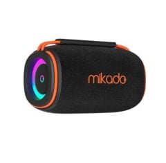 Mikado MD-31BT Siyah IPX6 15W RGB Işıklı 2400mAh TF KART+USB Destekli Bluetooth Hoparlör
