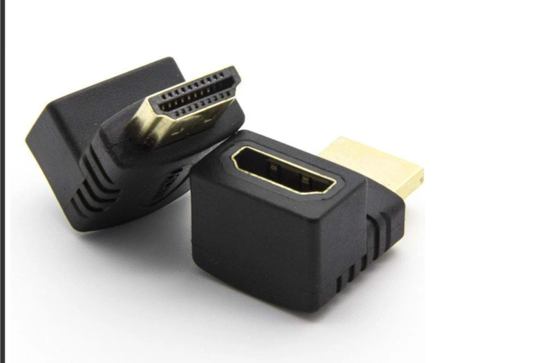Vcom CA319 HDMI Erkek to HDMI Dişi L Tip Vertical Açılı Çevirici Adaptör